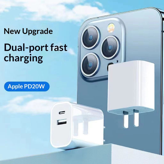 3C-certified Dual-port 20W PD Fast Charger